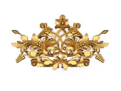 carved classic decorative ornament cnc 3d printing stl 39  3D model