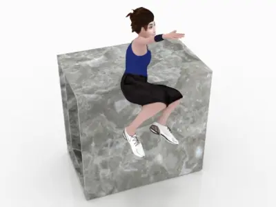 Partkour  sport extream people  3D print model