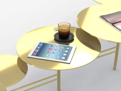 Contemporary Sidetable 001 3D model