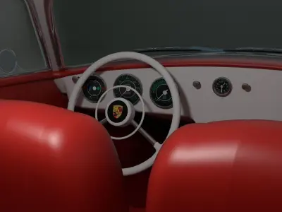 Porsche 356 3D model
