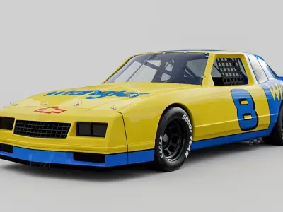 1986 Chevy Monte Carlo - Stock Car 3D model