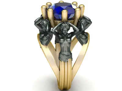 Mens Ring Jewelry 3D print model