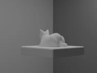 kitty 3D print model