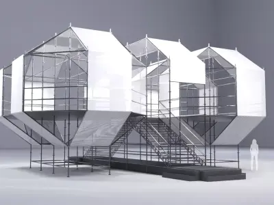 Layher Structure Pavilion 4 3D model