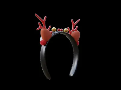 Chistmas headband 3D model