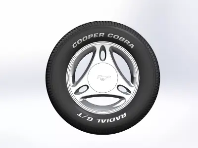 Wheels for scale model  Mk4 3D print model