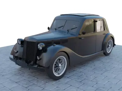 Renault Celtaquatre Low-poly 3D model