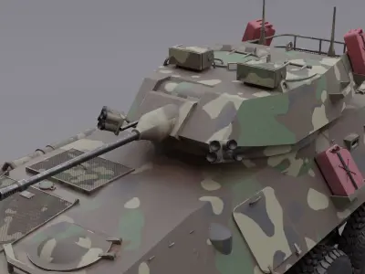 LAV 25 US Army Light Armoured Vehicle 3D model