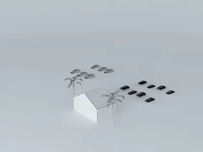 rent a car Free 3D model