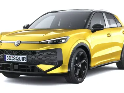 Volkswagen T-Roc R-line 2026 3D model