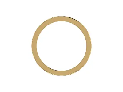 Channel Set Baguette Cut Wedding Band  3D print model