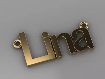 Lina Pendant Free 3D print model