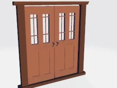 Door Set1 Free 3D model