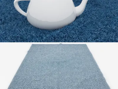 Rugs No 199 Low-poly 3D model