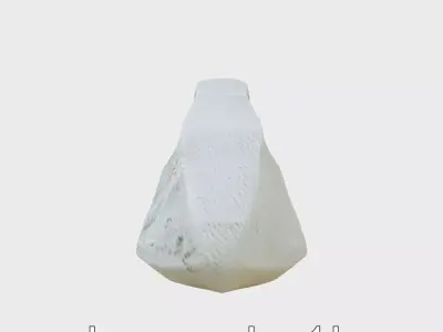 Ancient Stone Tool Chopper Model Low-poly 3D model
