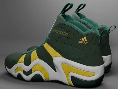 Adidas Crazy 8 green 3D model