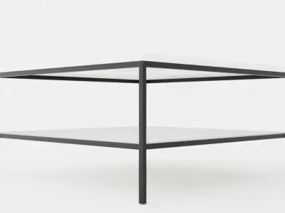 Marise Coffee Table 90 Cm Low-poly 3D model