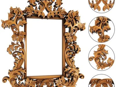 Decorative Ornamental 09 3D model