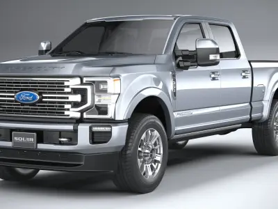 F350 Superduty Limited Edition 2022 3D model