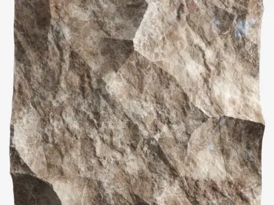 36-RockPanel rock texture 3D model