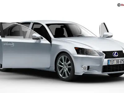 Lexus GS 450H 2013 3D model