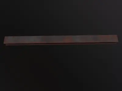Iron Beam construction 3D Model Low-poly 3D model