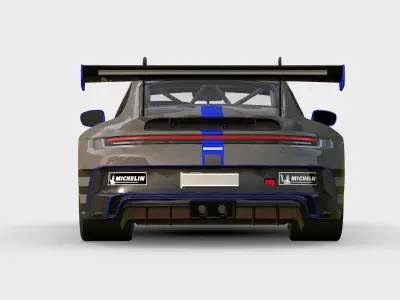 Porsche GT3 Cup 3D model