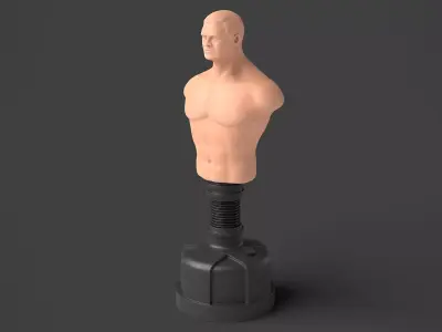 Punching Mannequin 3D model