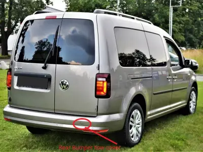 Vw Caddy 2015 Rear Bumper Tow cover 3D print model