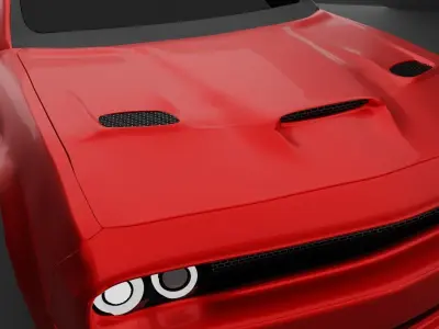 Dodge Challenger Hellcat 3D model