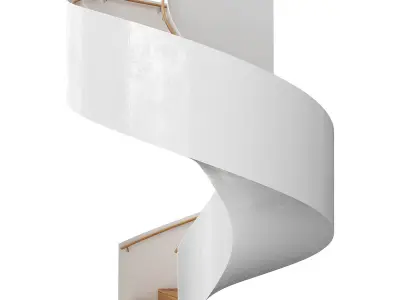 Spiral staircase 15 3D model
