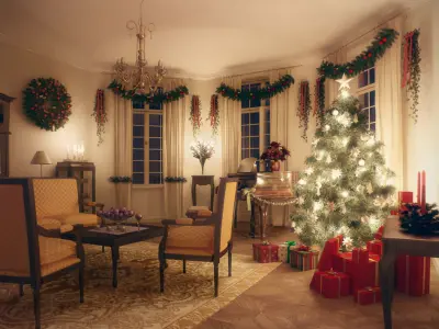 Archmodels vol 88 - Christmas Decorations Collection 3D model