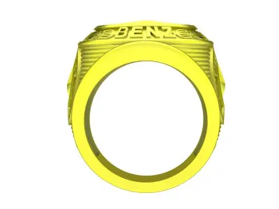 A3836 Logo Car Men Ring 3D print model