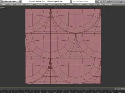 3d Gypsum Panels wall panel 3d model Low-poly 3D model