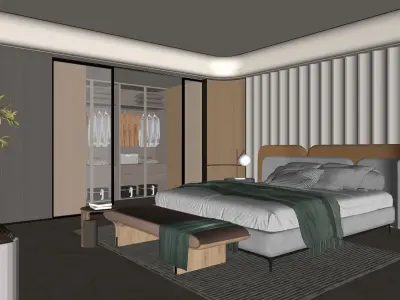 Italian-style Bedroom 3D model