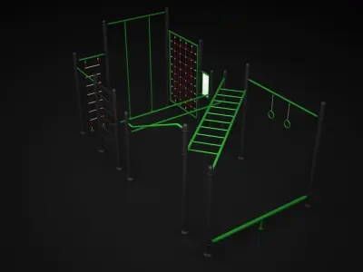 Teenagers Outdoors Toys 3D model