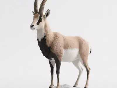 antelope 3D print model