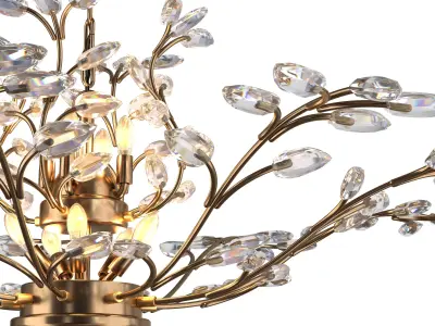  Ganeed Crystal Chandeliers 3D model