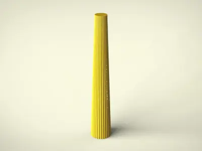 Geometric candle for silicon mold  3D print model