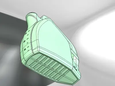 Plastic canister for engine oil 4L Low-poly 3D model