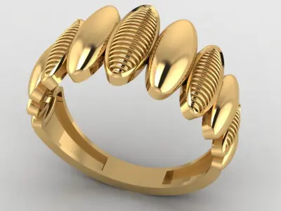 Woman Rings 3D print model