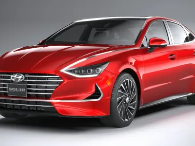 Hyundai Sonata Hybrid 2020 3D model