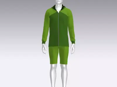 Sport Suit Low-poly 3D model 32