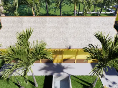 Bath House of the Sambas Sultanate Palace 3D model