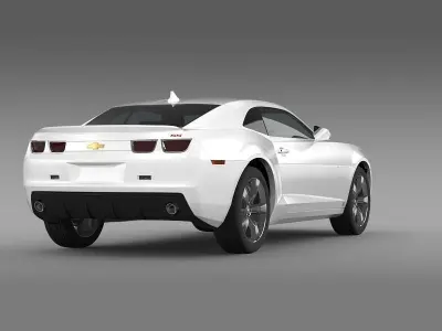 Chevrolet Camaro SS 2010 3D model purchase