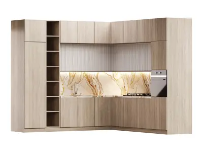 Modern kitchen 12 3D model