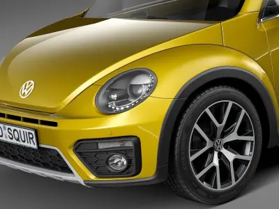 Volkswagen Beetle Dune 2016 3D model