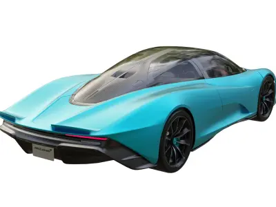 McLaren Speedtail Low-poly 3D model