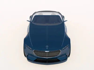 Mercedes-Benz Maybach Vision 6 Cabriolet 2018 3D model