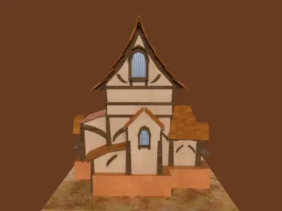 Stylized House  3D model